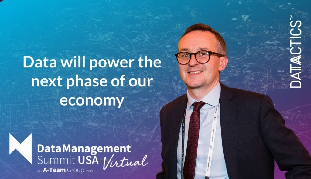 Data will power the next phase of our economy, data management summit usa vitual, Kieran Seaward, head of sales, a data driven restart.