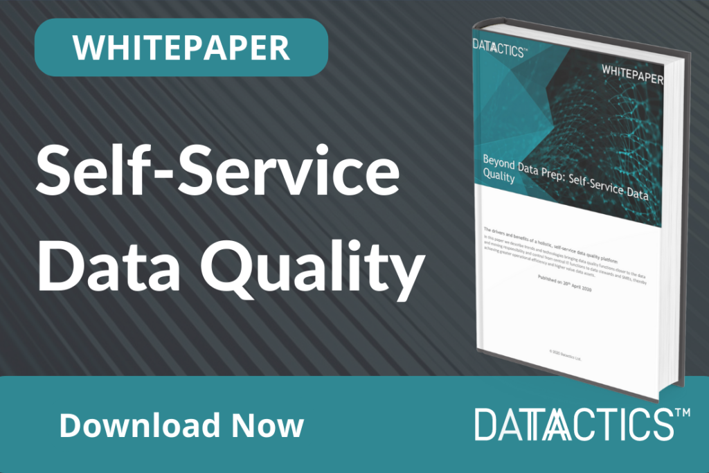 Self Service Data Quality Whitepaper