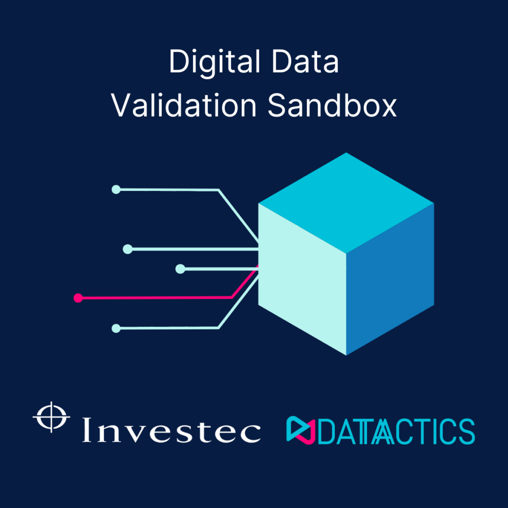some data points and a cube representing the Data Validation Sandbox